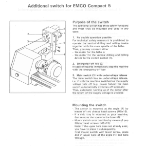 HAUPT-NOT-AUS-SCHALTER COMPACT 5/CE